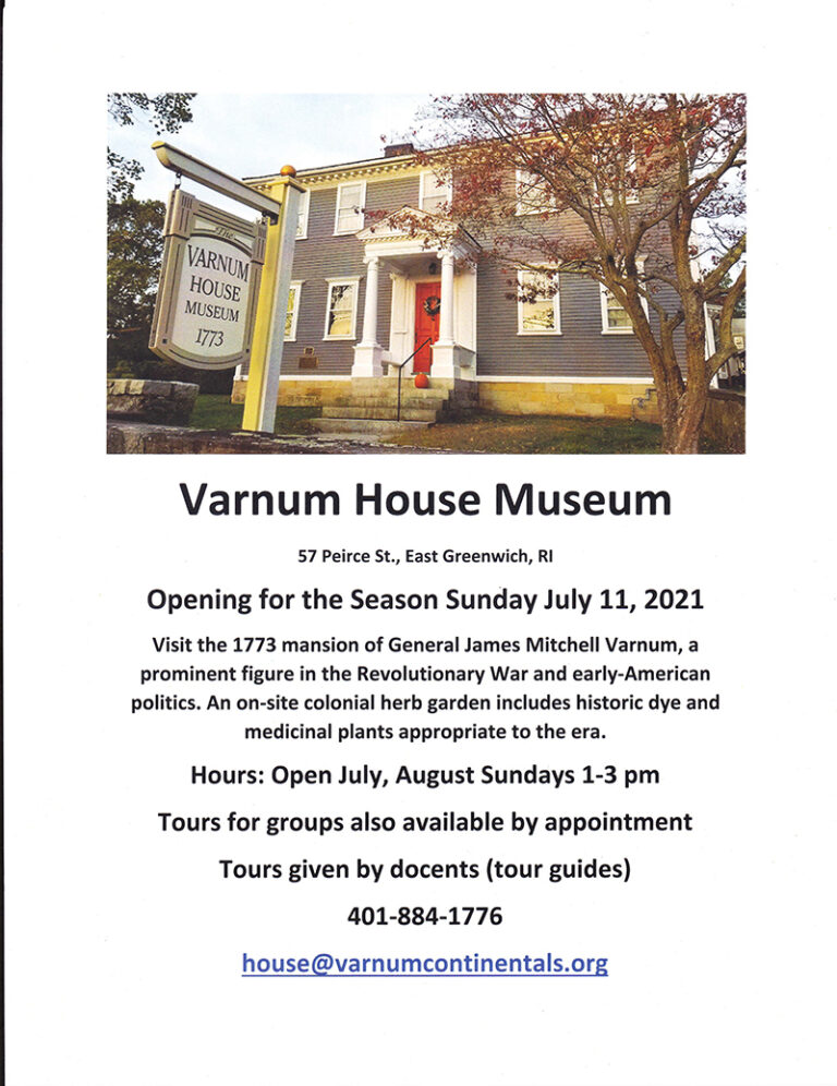 Varnum House Museum Varnum Continentals