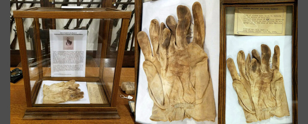 Gloves Soaked in the Blood of Lt Henry Prescott